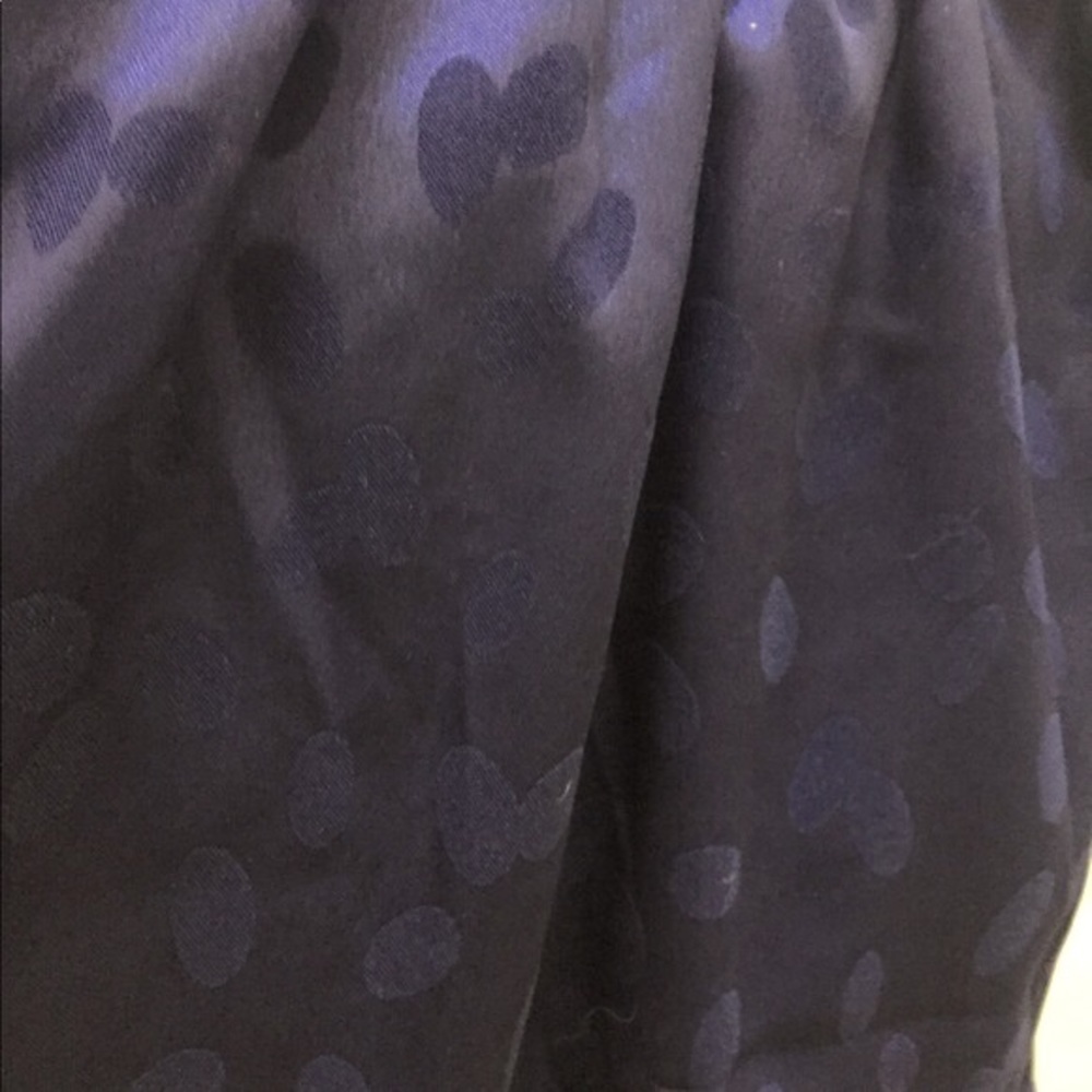 ECI cobalt geometric ruffle blouse - Picture 4 of 6